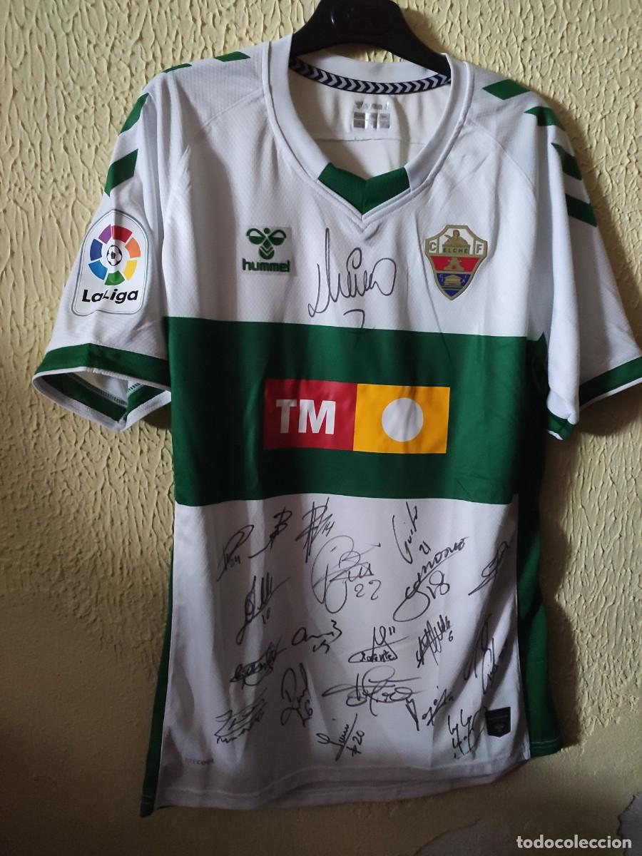 Collezionismo sportivo: Original | camiseta futbol shirt | Talla M | Elche CF - firmada por la plantilla