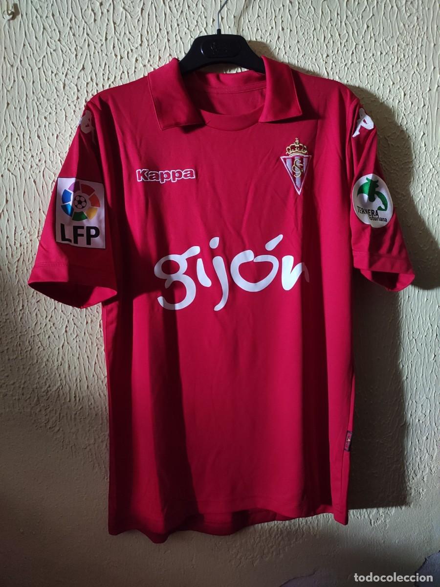 Collezionismo sportivo: Match Worn - Original | Camiseta Futbol shirt | Talla M | Sporting de Gijon - 14 Alberto Guitian