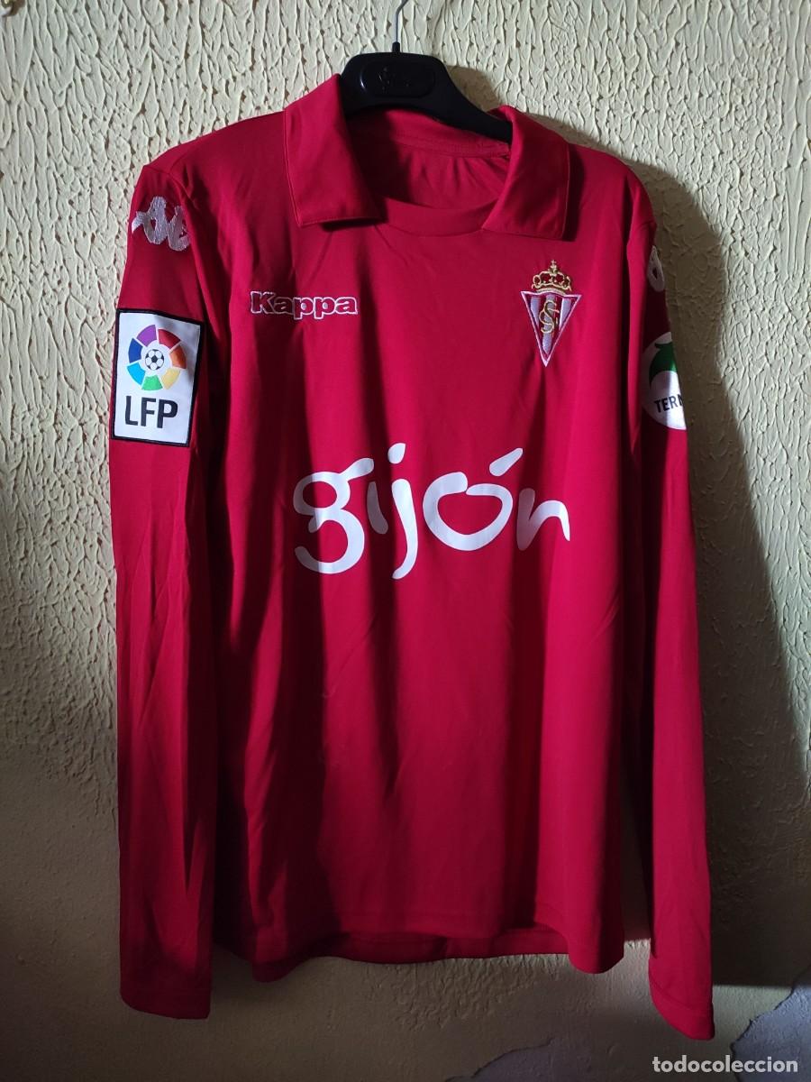 Collezionismo sportivo: Match Worn - Original | Camiseta Futbol shirt | Talla M | Sporting de Gijon - 14 Alberto Guitian