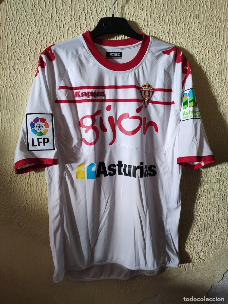 Collezionismo sportivo: Match Worn - Original | Camiseta Futbol shirt | Talla M | Sporting de Gijon - dorsal 19