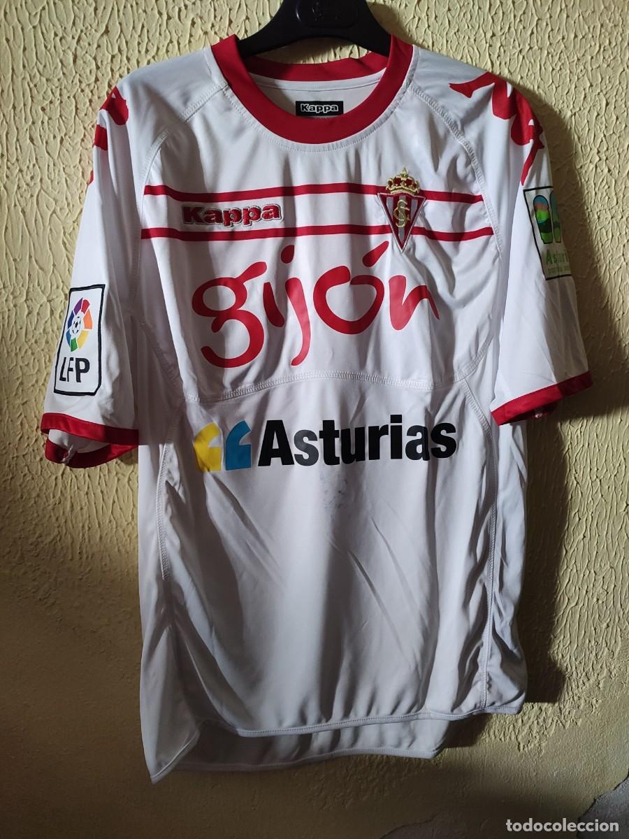 Sports collectibles: Match Worn - Original | Camiseta Futbol shirt | Talla M | Sporting de Gijon - dorsal 24