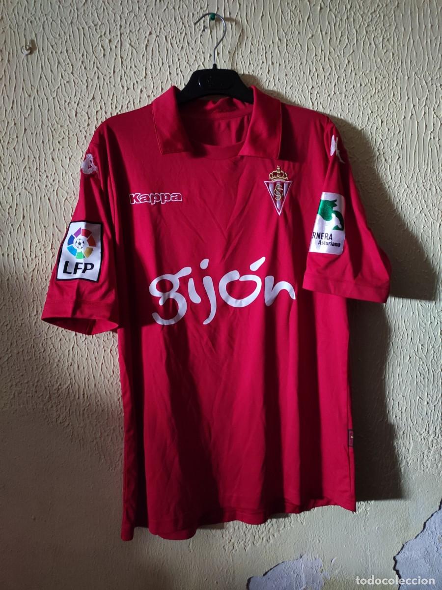 Sports collectibles: Match Worn - Original | Camiseta Futbol shirt | Talla L | Sporting de Gijon - 22 Formose Mendy