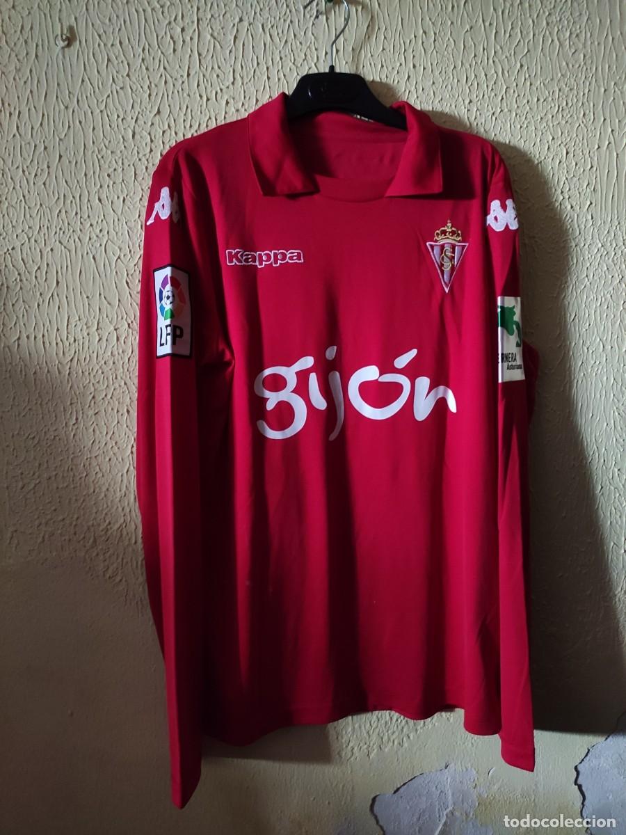 Sports collectibles: Match Worn - Original | Camiseta Futbol shirt | Talla L | Sporting de Gijon - 22 Formose Mendy