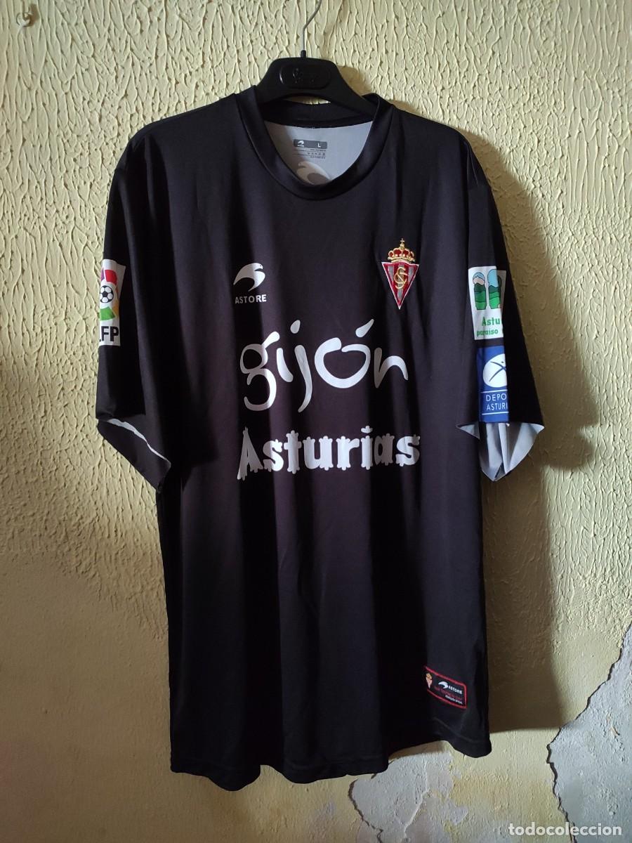 Sports collectibles: Match Worn - Original | Camiseta Futbol shirt | Talla L | Sporting de Gijon - 13 Pichu Cuellar