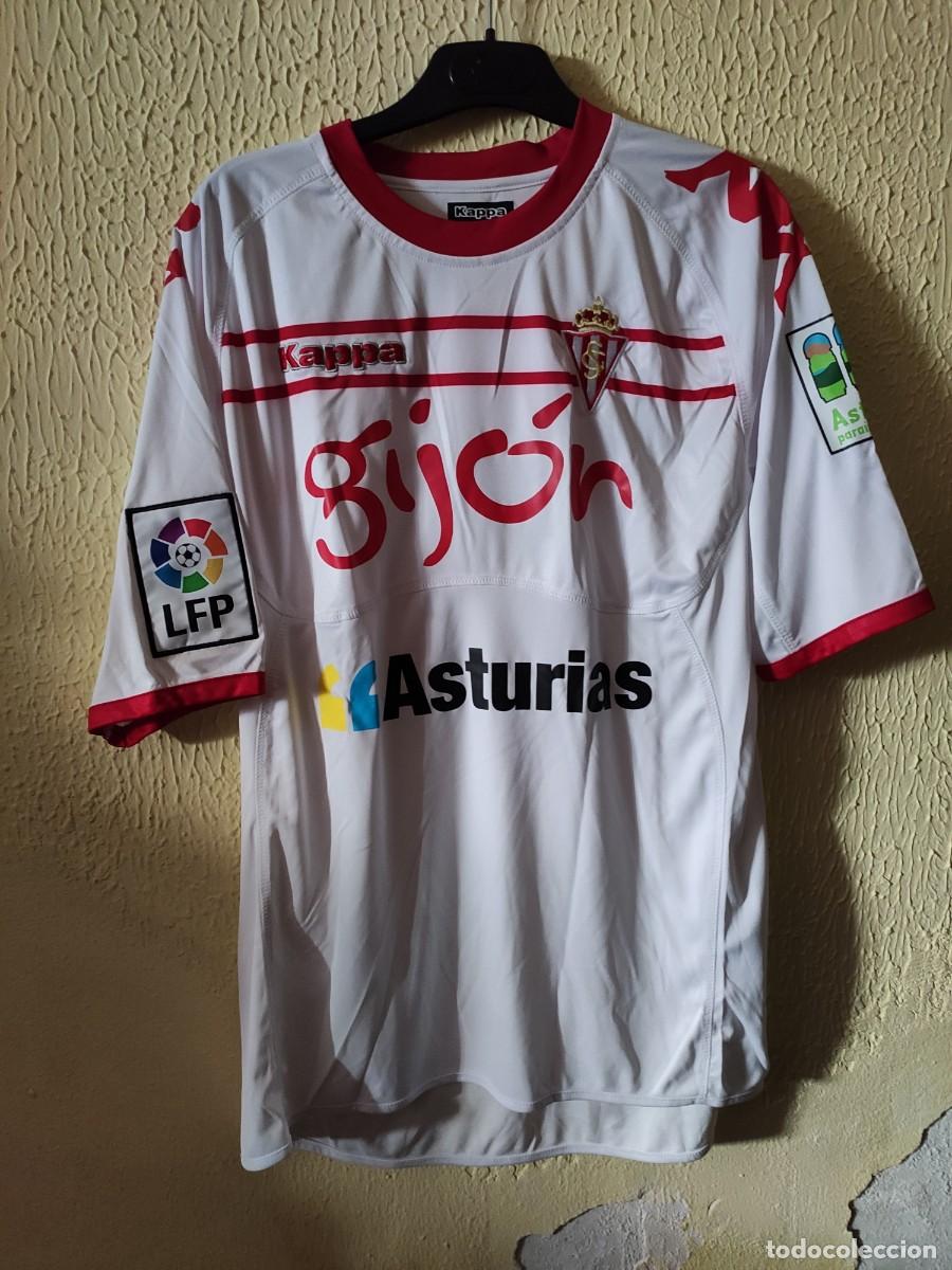 Sports collectibles: Match Worn - Original | Camiseta Futbol shirt | Talla L | Sporting de Gijon - dorsal 3