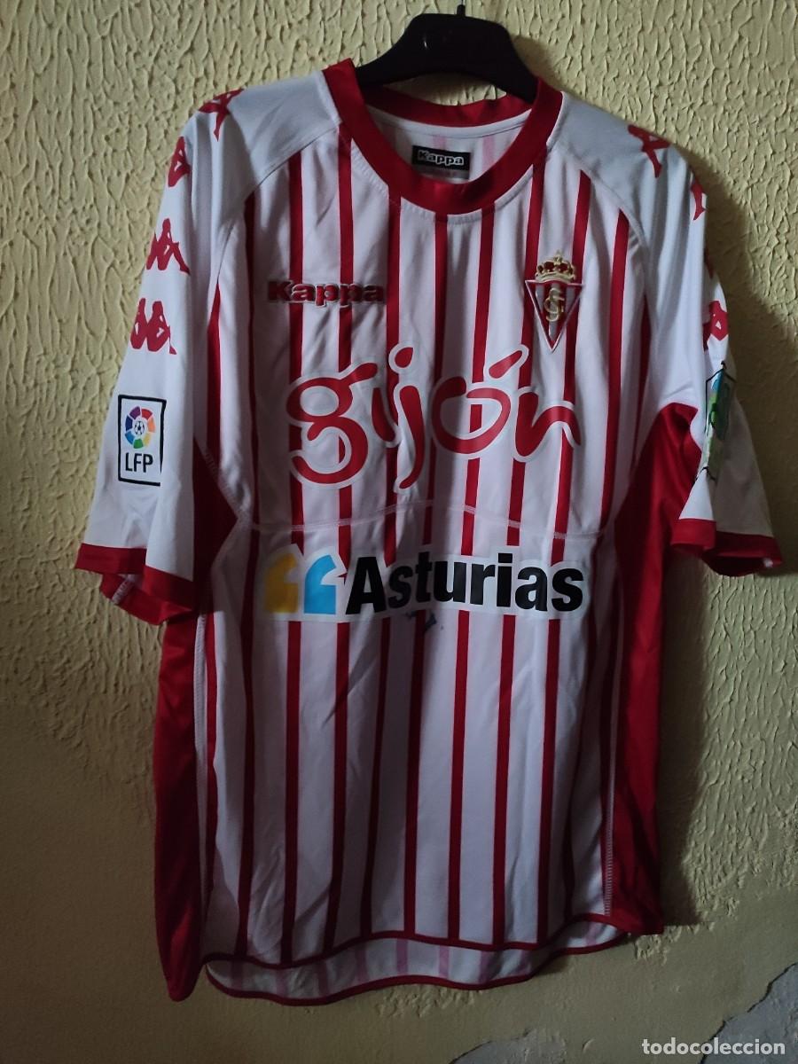 Sports collectibles: Match Worn - Original | Camiseta Futbol shirt | Talla L | Sporting de Gijon - dorsal 26