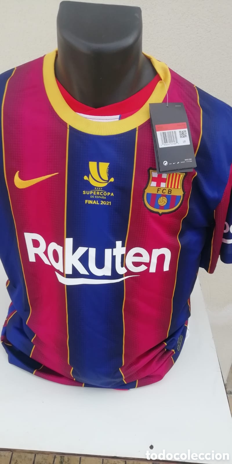 Sports collectibles: Camiseta pedri supercopa 2018