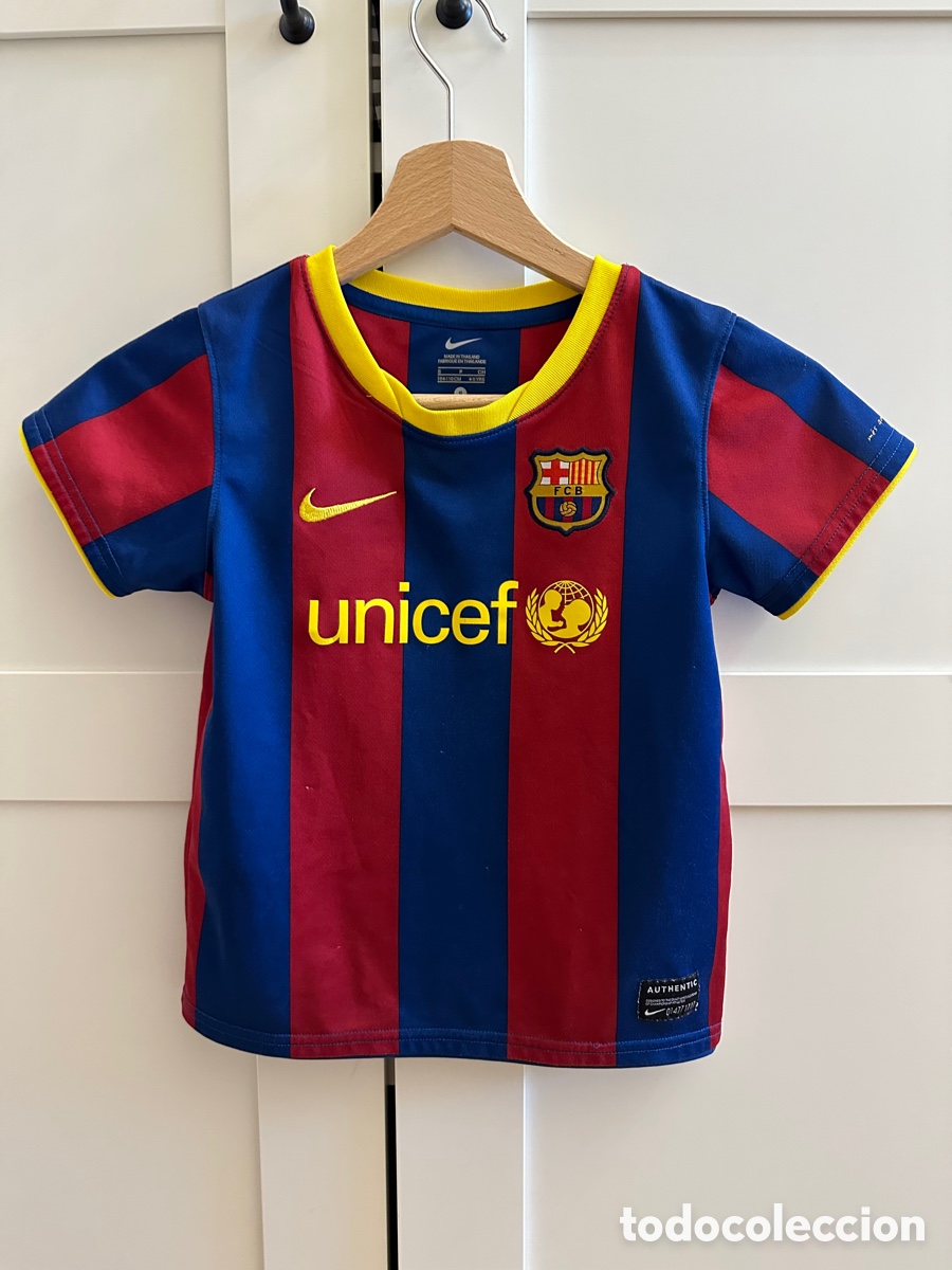 Coleccionismo deportivo: Camiseta ni&ntilde;o Futbol Club Barcelona 2010 2011