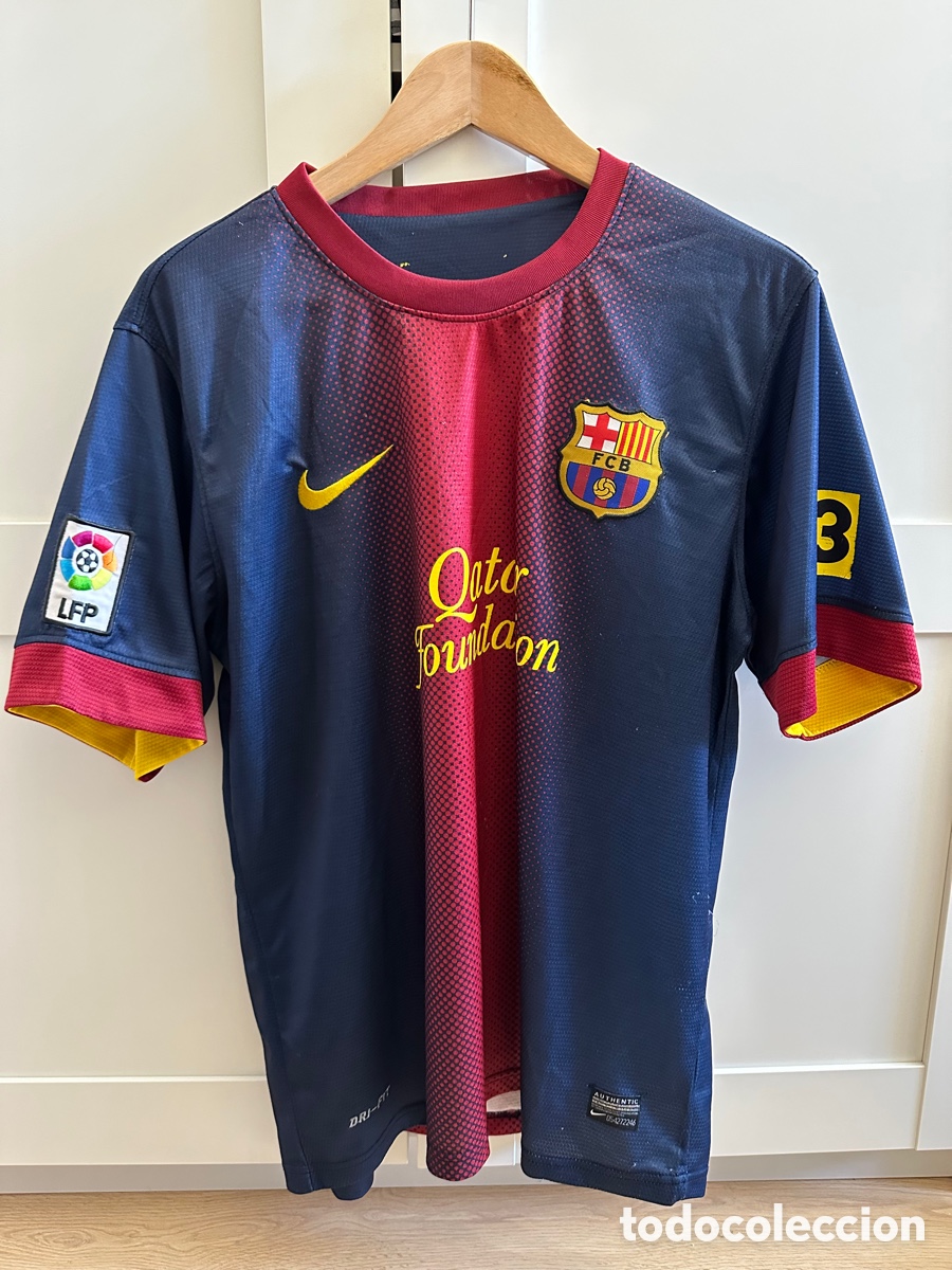 Coleccionismo deportivo: Camiseta fcb bar&ccedil;a barsa 2012 2013 sin numero qatar fundation unicef