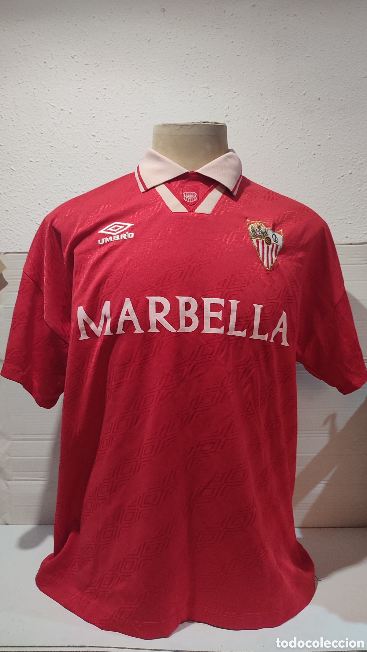 CAMISETA SHIRT VINTAGE 90'S Umbro Sevilla C.f Marbella Talla L EUR