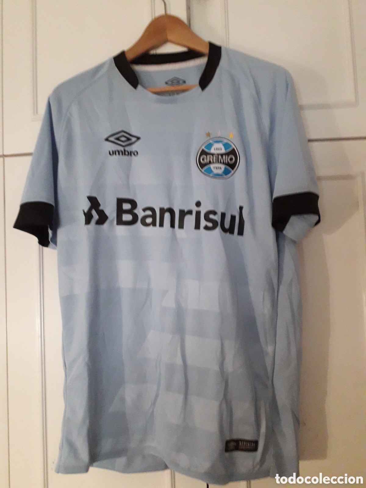 Sports collectibles: Camiseta away oficial Gremio Porto Alegre Brasil