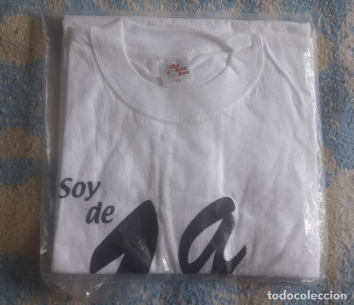 Coleccionismo deportivo: CAMISETA XL FUTBOL ALBACETE BALOMPIE - SOY DEL ALBA SOY DE 1&ordf; - PERIODICO LA TRIBUNA - NUEVA