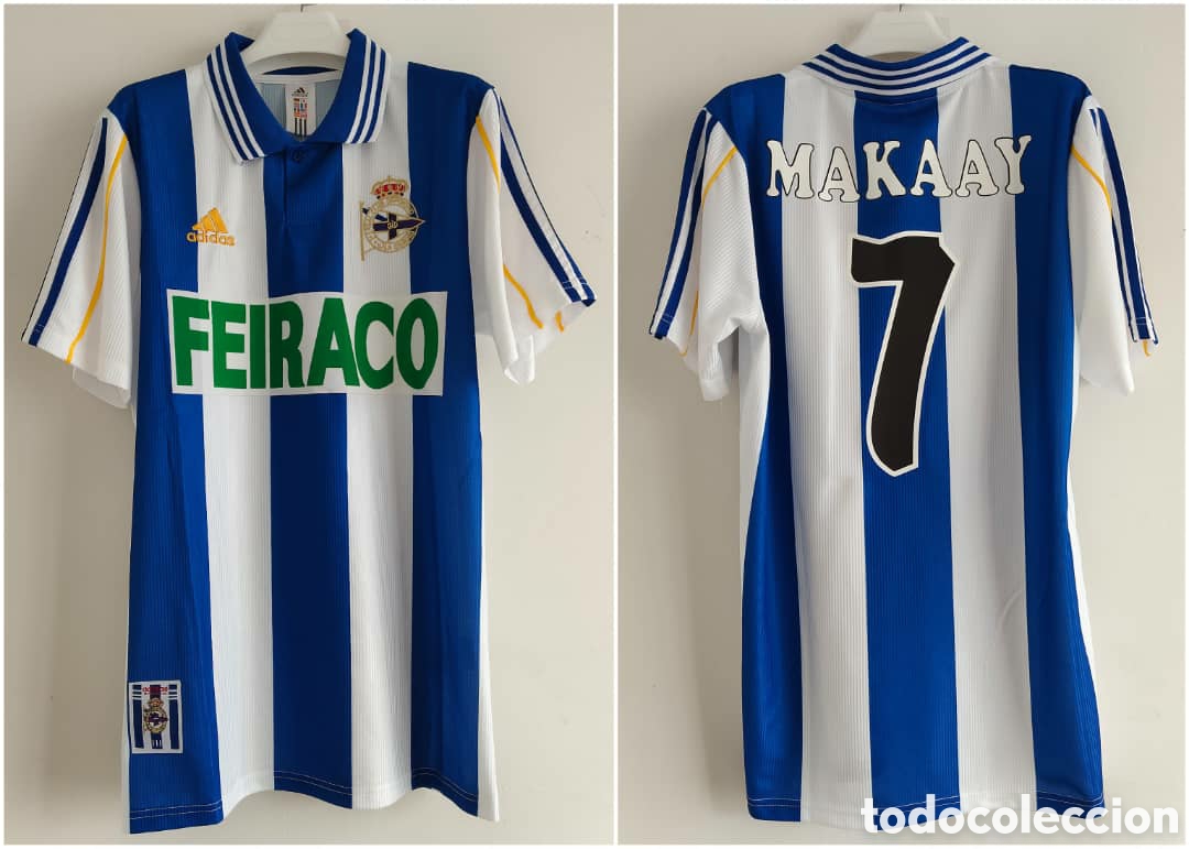 Sammelleidenschaft Sport: Camiseta retro RC Deportivo de La Coru&ntilde;a Makaay