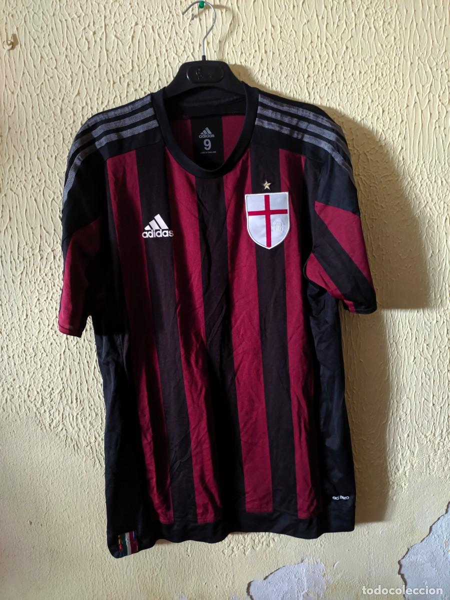Sports collectibles: Original | Camiseta Futbol football shirt maglia | Talla 9 player - XL | AC Milan - adizero