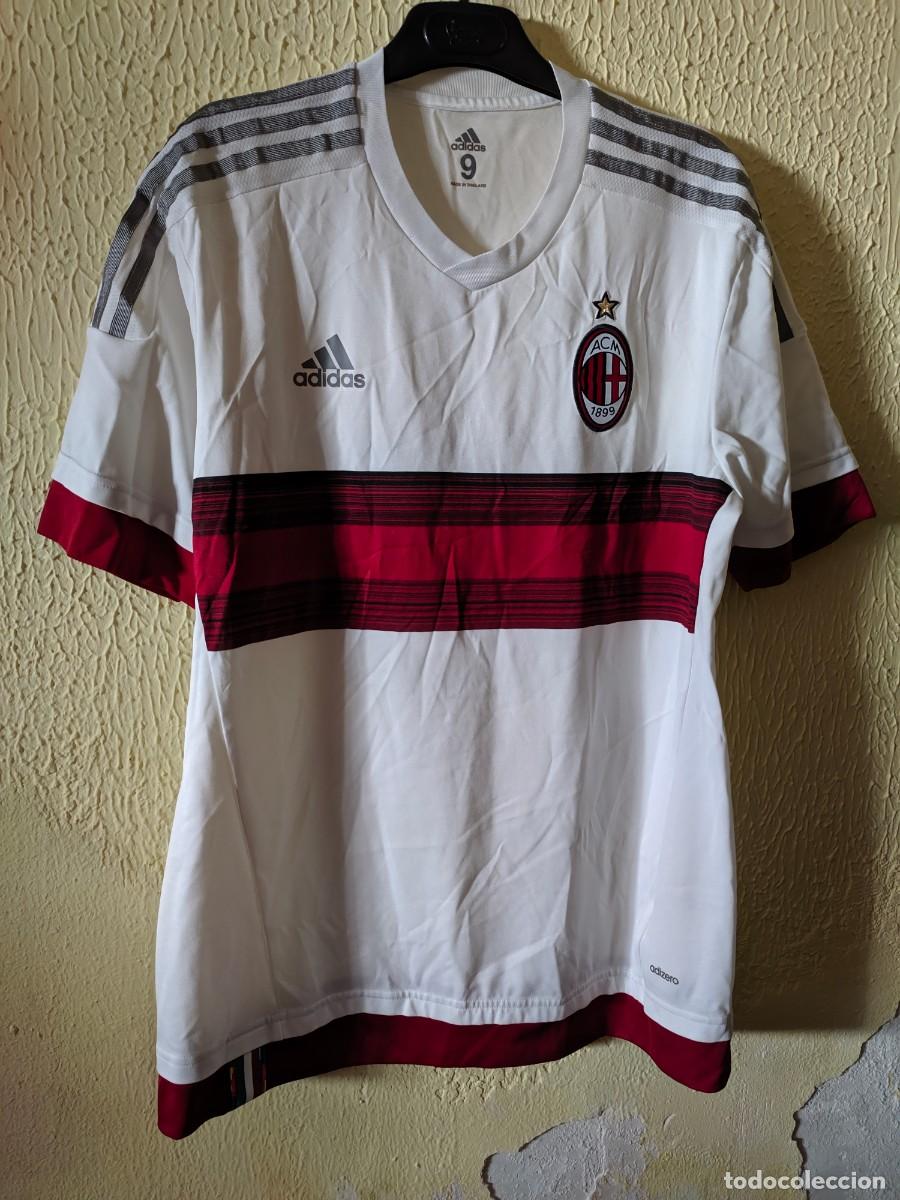 Sports collectibles: Original | Camiseta Futbol football shirt maglia | Talla 9 player - XL | AC Milan - adizero