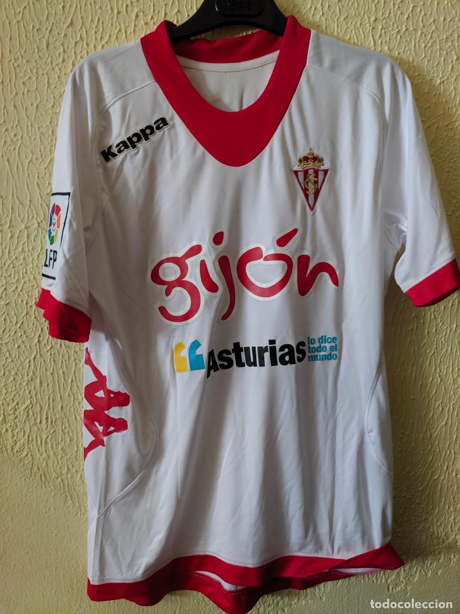 Sports collectibles: Match worn - Original | Camiseta Futbol | Talla M | Sporting de Gijon - 7 Ayoze Garcia