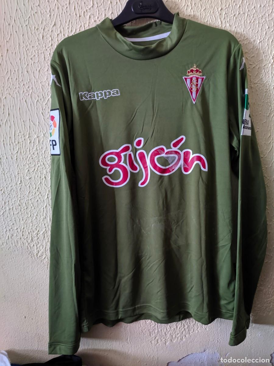 Sports collectibles: Match worn - Original | Camiseta Futbol | Talla M | Sporting de Gijon - 23 Cristian Bustos