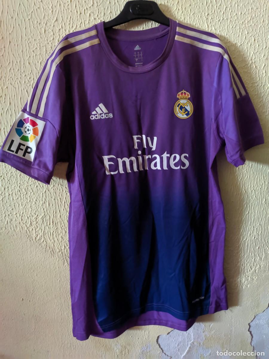 Colecionismo desportivo: Match worn y firmada - Original | Camiseta Futbol | Talla 8 player - L | Real Madrid 25 Diego Lopez