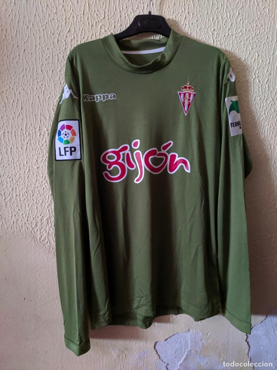 Coleccionismo deportivo: Match worn - Original | Camiseta Futbol | Talla XL | Sporting de Gijon - 27 Julio Rodriguez