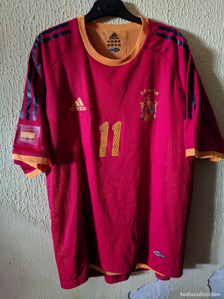 Colecionismo desportivo: Match worn - Original | Camiseta Futbol | Talla XL | Seleccion de Espa&ntilde;a - dorsal 11