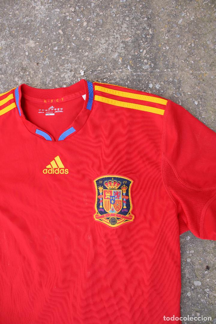 Coleccionismo deportivo: camiseta de futbol espa&ntilde;a visitante 2010 adidas- c107