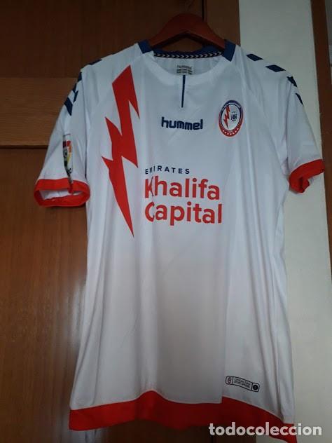 Collezionismo sportivo: Camiseta casa matchworn Rayo Majadahonda de Verd&eacute;s.