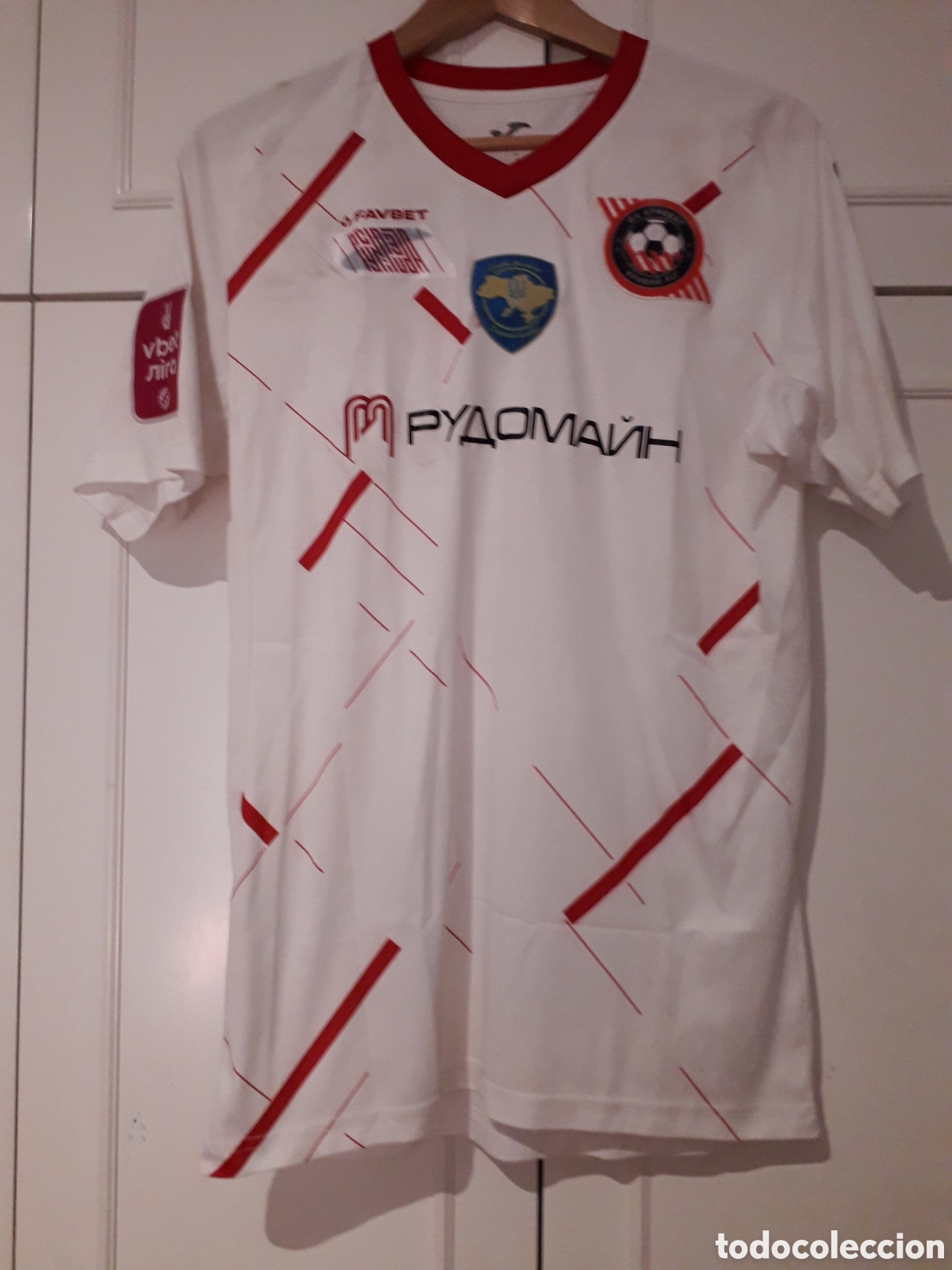 Coleccionismo deportivo: Camiseta matchworn FC Kryvbas Rog de Ucrania