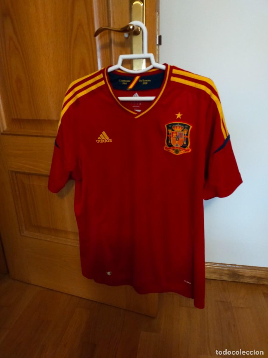 camiseta españa, selección española. eurocopa 2 - Compra venta en  todocoleccion