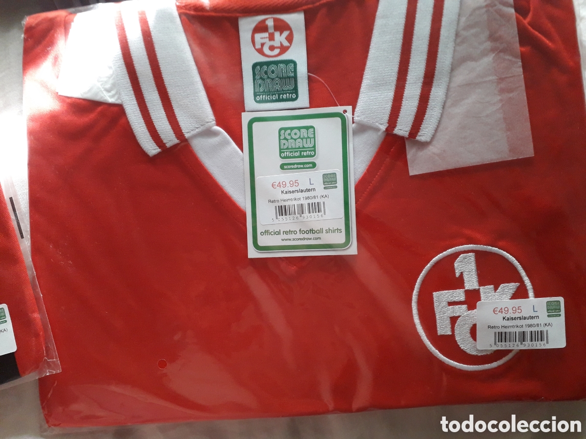 Coleccionismo deportivo: Camiseta retro FC Kaiserslautern de Alemania