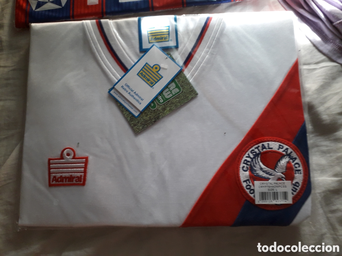 Coleccionismo deportivo: Camiseta retro Crystal Palace FC de Inglaterra
