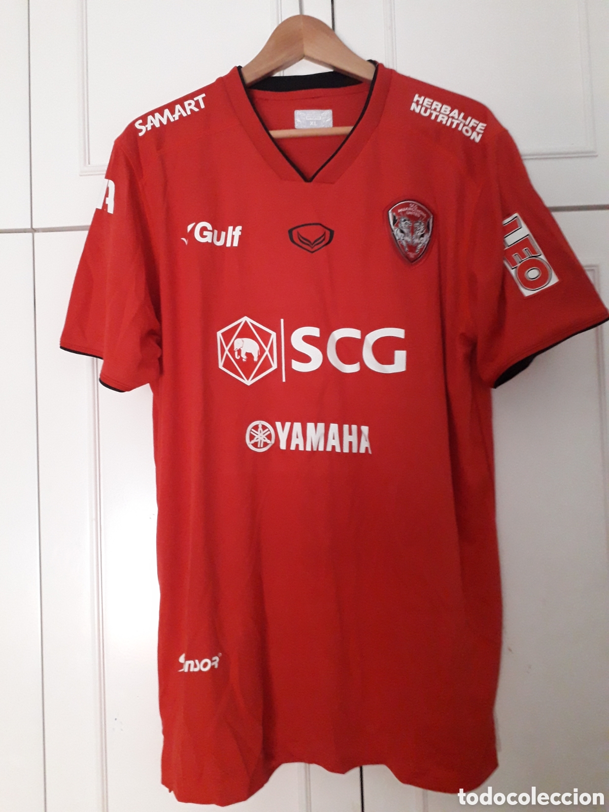 Coleccionismo deportivo: Camiseta SGC Muathong Thailandia