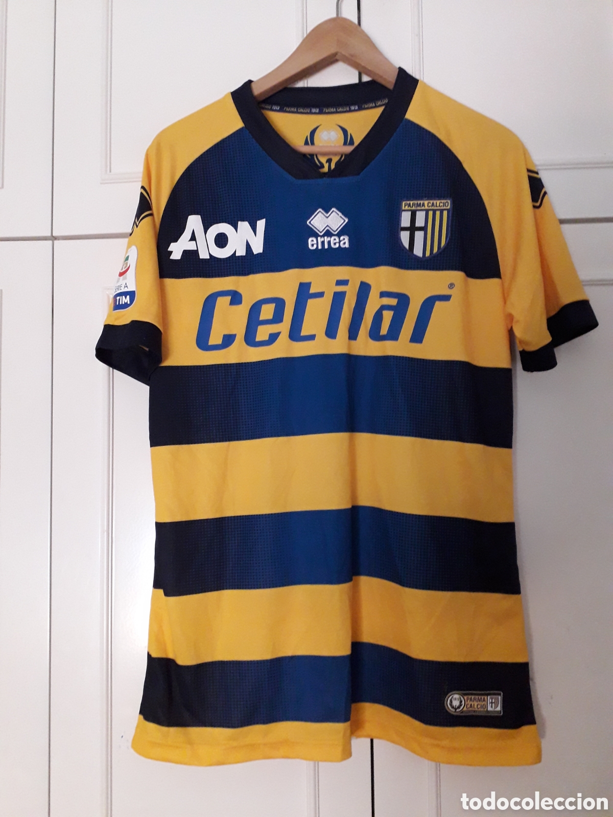 Collezionismo sportivo: Camiseta matchworn Parma Calcio de Italia