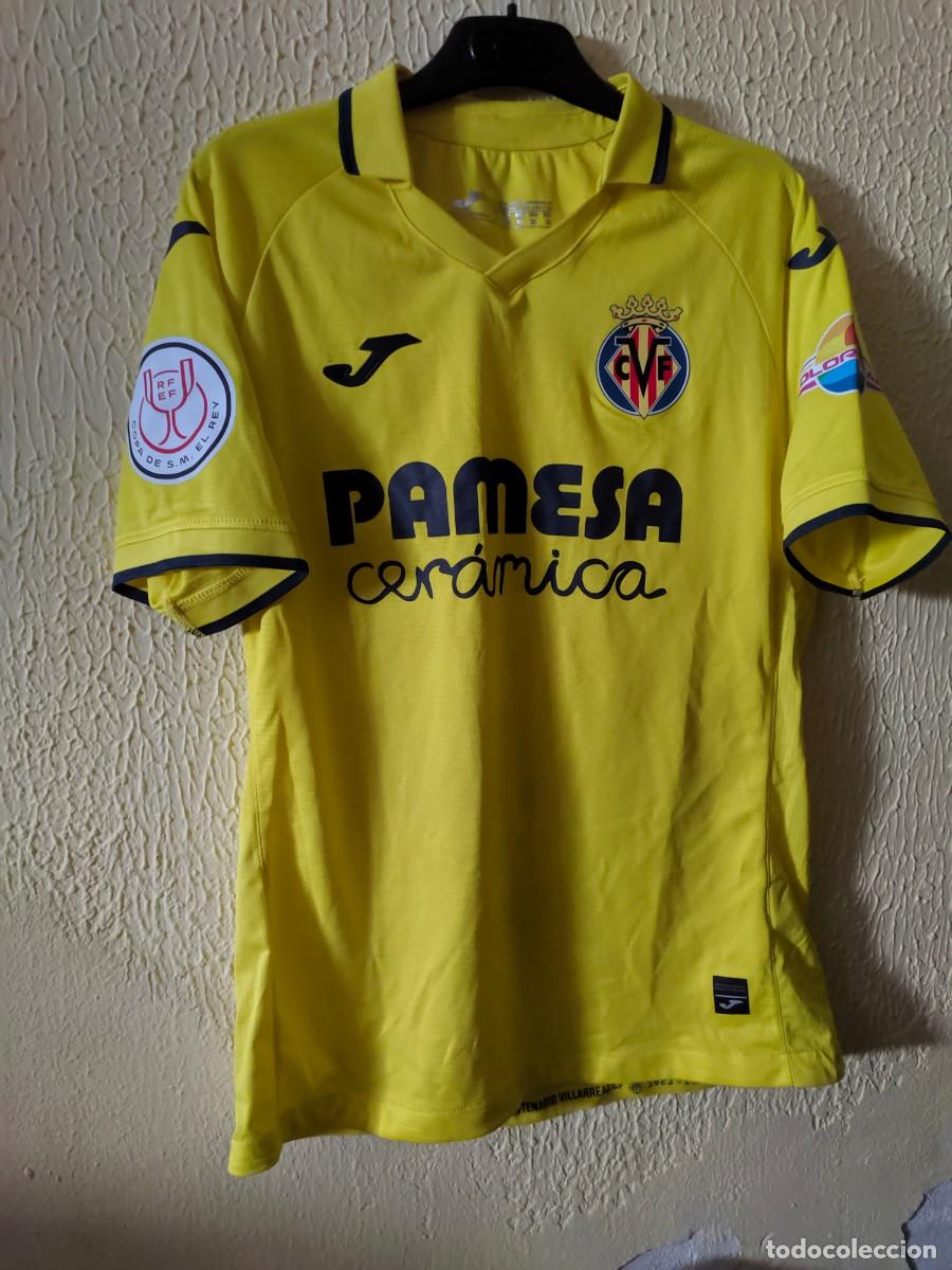 Coleccionismo deportivo: Match Worn - Copa | Original | Camiseta Futbol shirt | Talla M | Villarreal CF - 20 Manu Morlanes