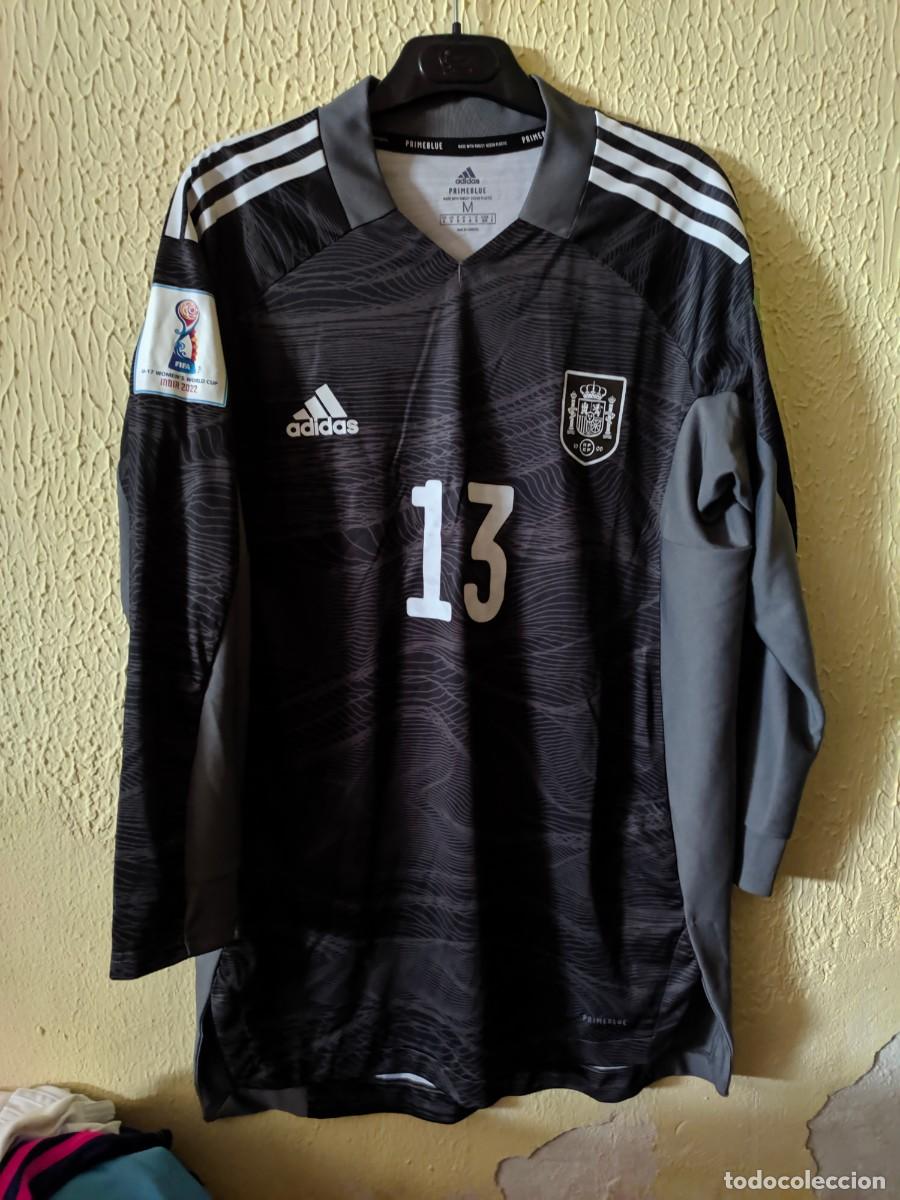 Colecionismo desportivo: Mundial India 2022 | Original | Camiseta Futbol | Talla M | Seleccion de Espa&ntilde;a 13 Eunate Astralaga