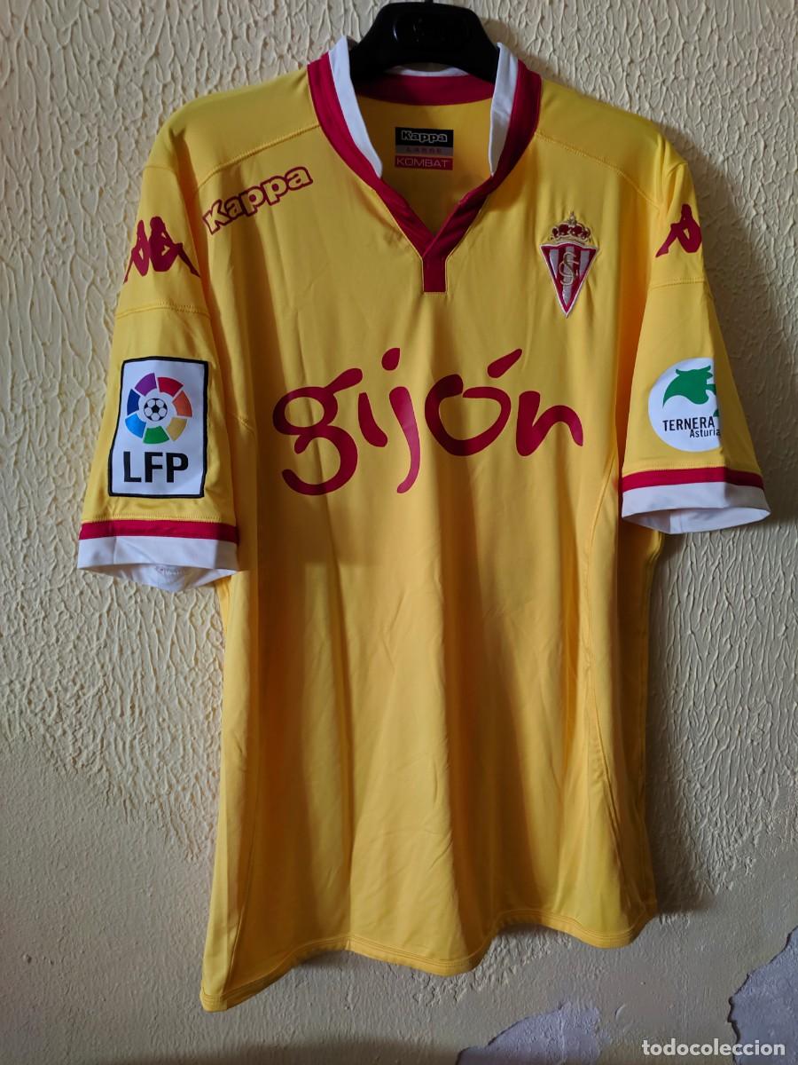 Colecionismo desportivo: Match Worn | Original | Camiseta Futbol shirt | Talla L | Sporting de Gijon - 24 Rachid Ait Atmane