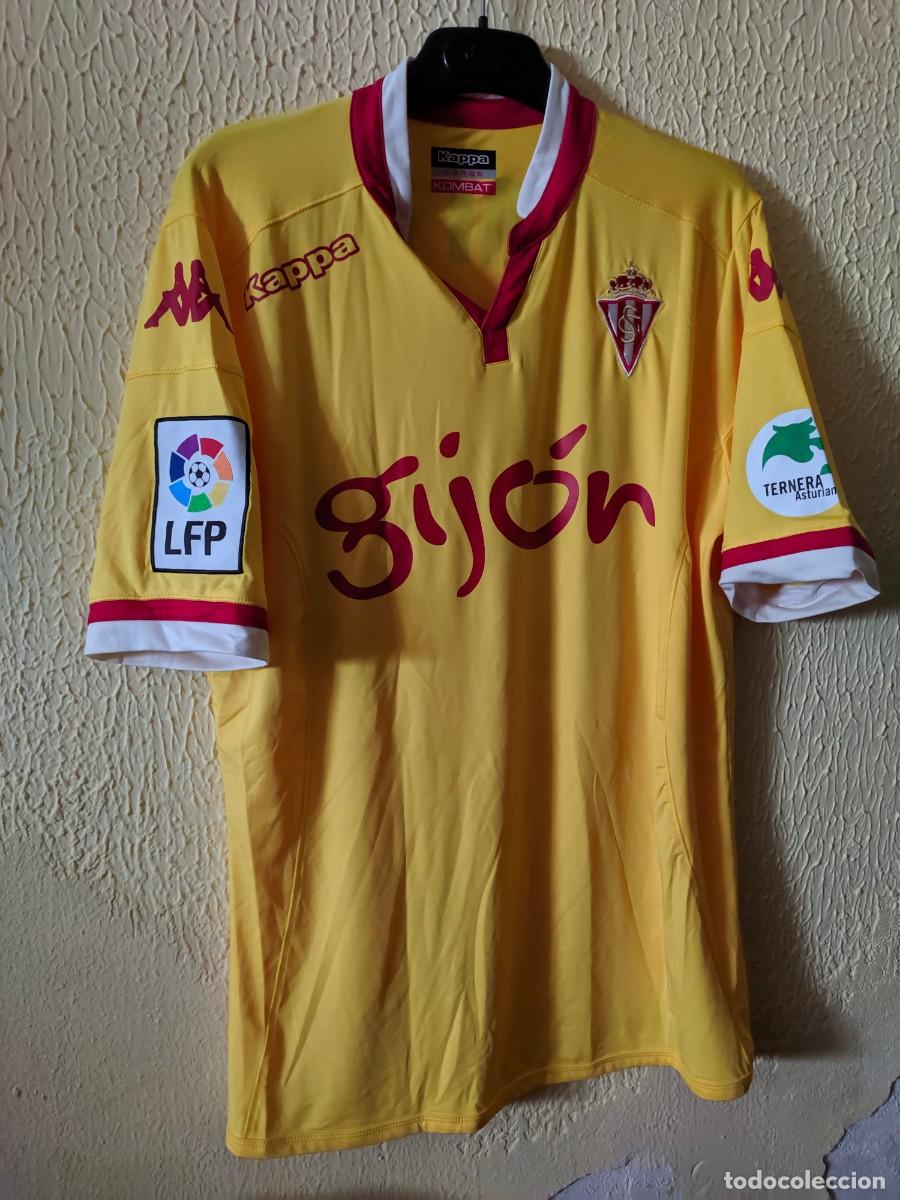 Colecionismo desportivo: Match Worn | Original | Camiseta Futbol shirt | Talla L | Sporting de Gijon - 33 Dani Ndi