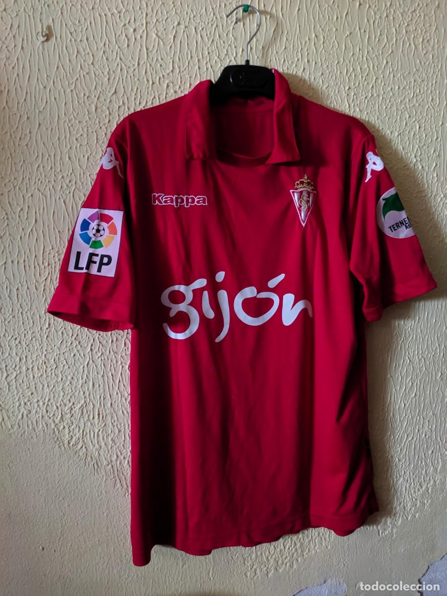 Colecionismo desportivo: Match Worn | Original | Camiseta Futbol shirt | Talla L | Sporting de Gijon - 21 Hugo Fraile
