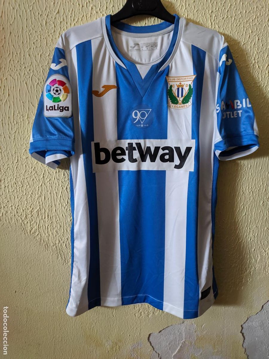 Colecionismo desportivo: Mundial | Original | Camiseta Futbol | Talla L | CD Leganes - 2 Juanfran Moreno