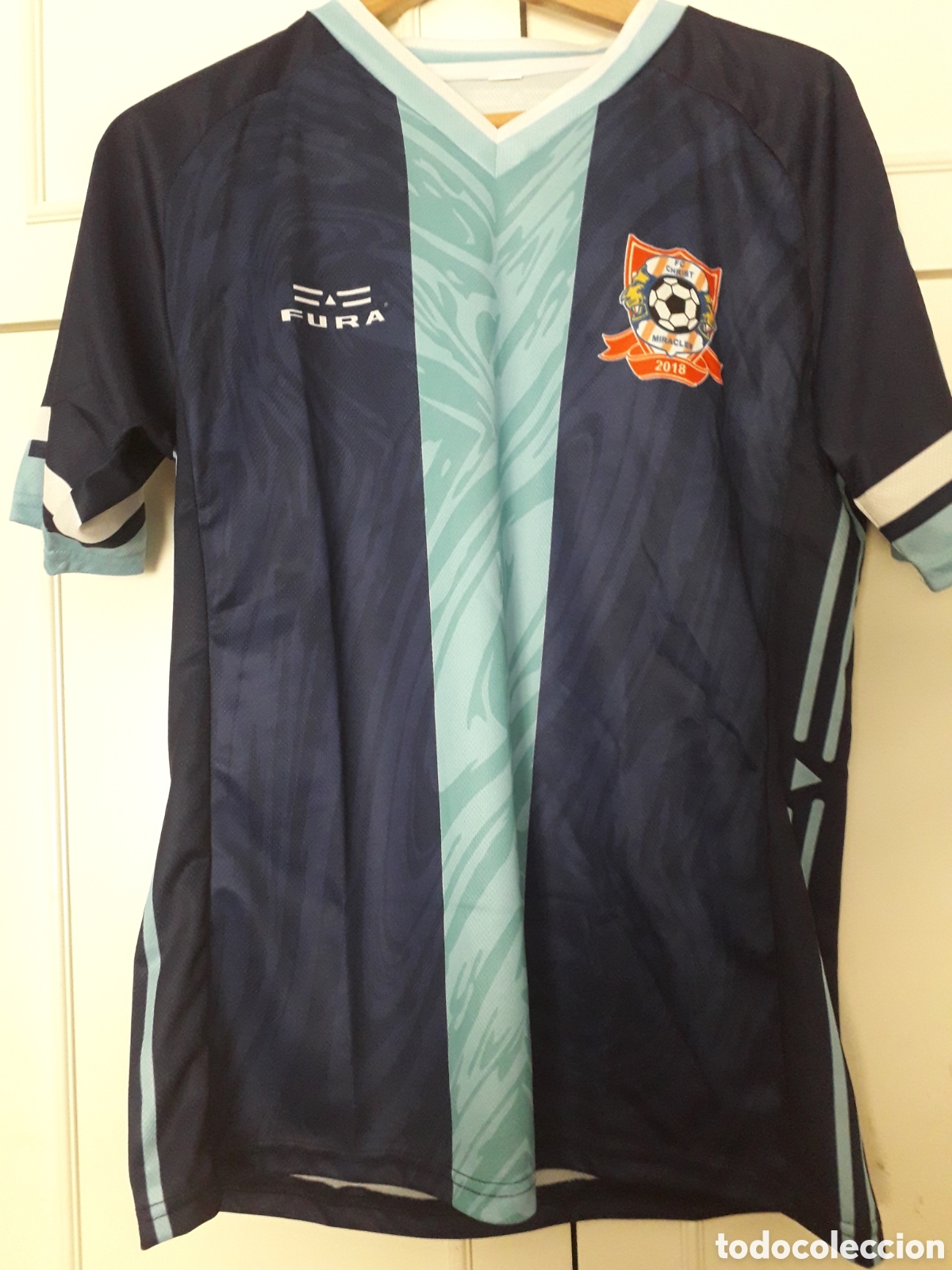 Collezionismo sportivo: Camiseta matchworn Christ Miracles FC Congo