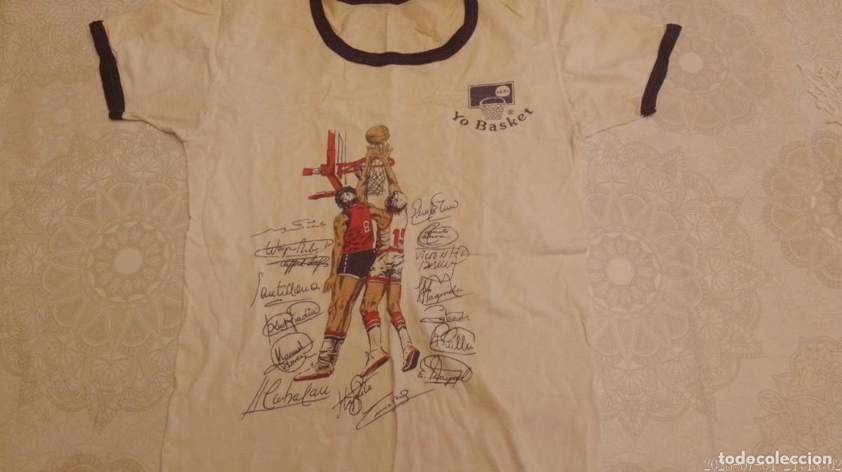 Sports collectibles: Camiseta Eurobasquet 1973, Espa&ntilde;a