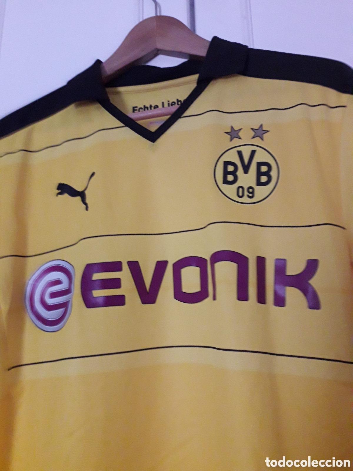 Coleccionismo deportivo: Camiseta casa Borussia Dortmund - Foto 2