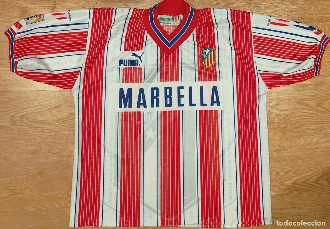 Sports collectibles: Camiseta Atl&eacute;tico de Madrid Final Copa del Rey 95-96 Puma