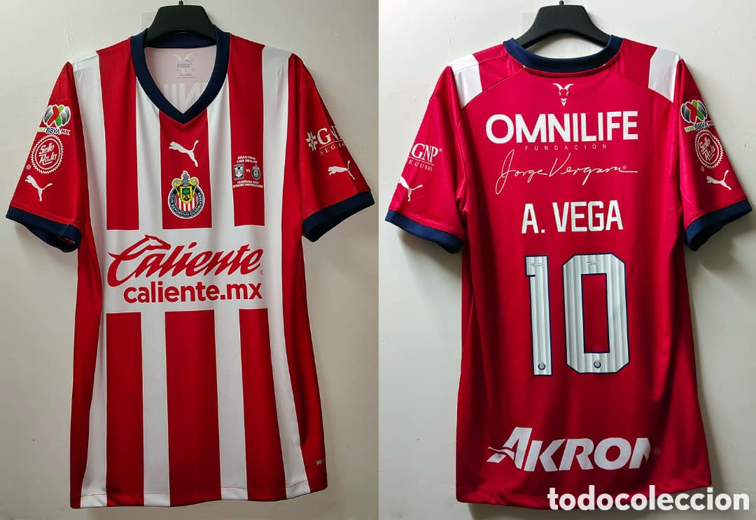 Collezionismo sportivo: Camiseta CD Guadalajara de M&eacute;xico
