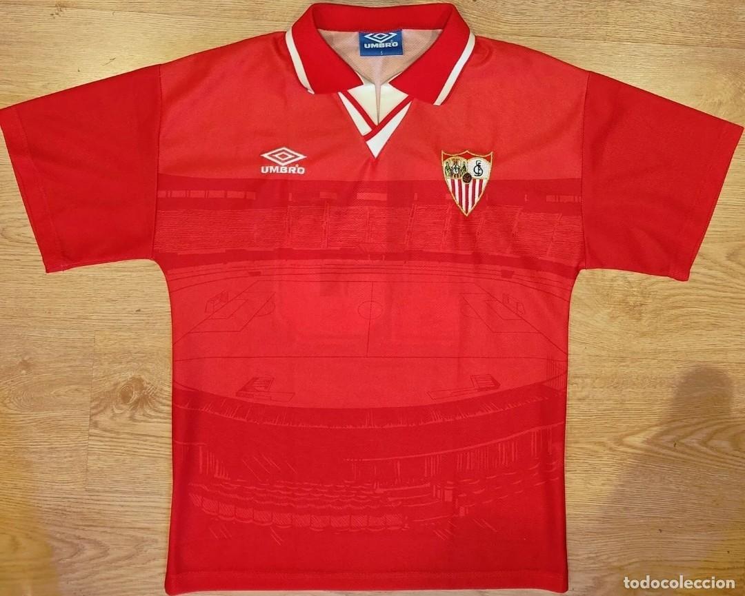 Sports collectibles: Camiseta Salva Sevilla Umbro 96-97