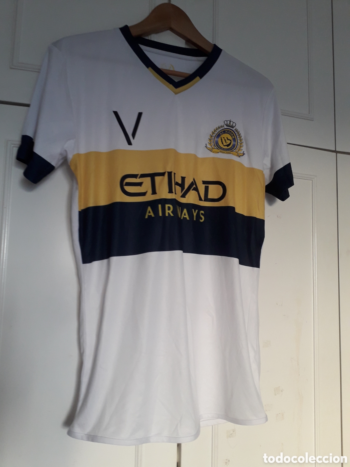 Colecionismo desportivo: Camiseta matchworn SC Al Nassr de Arabia Saud&iacute;