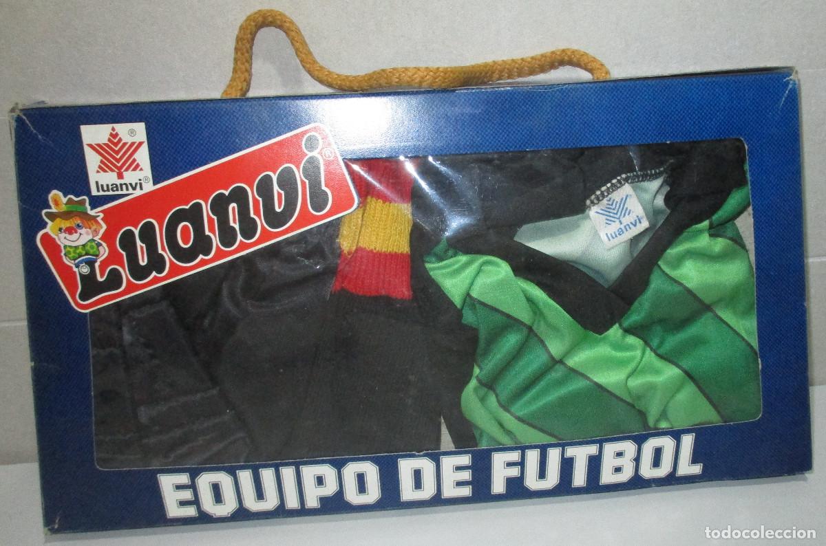 Colecionismo desportivo: Equipo, equipaci&oacute;n de f&uacute;tbol, LUANVI, PORTERO, SELECCI&Oacute;N ESPA&Ntilde;OLA, ESPA&Ntilde;A , talla 3, a&ntilde;os 80, nuevo