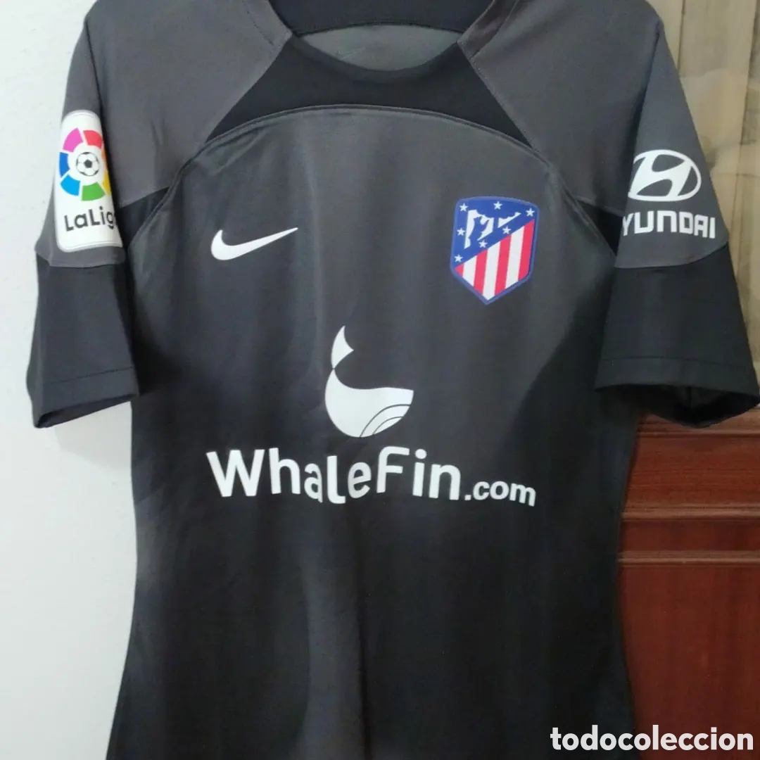 Colecionismo desportivo: Camiseta matchworn Atl&eacute;tico de Madrid Oblak
