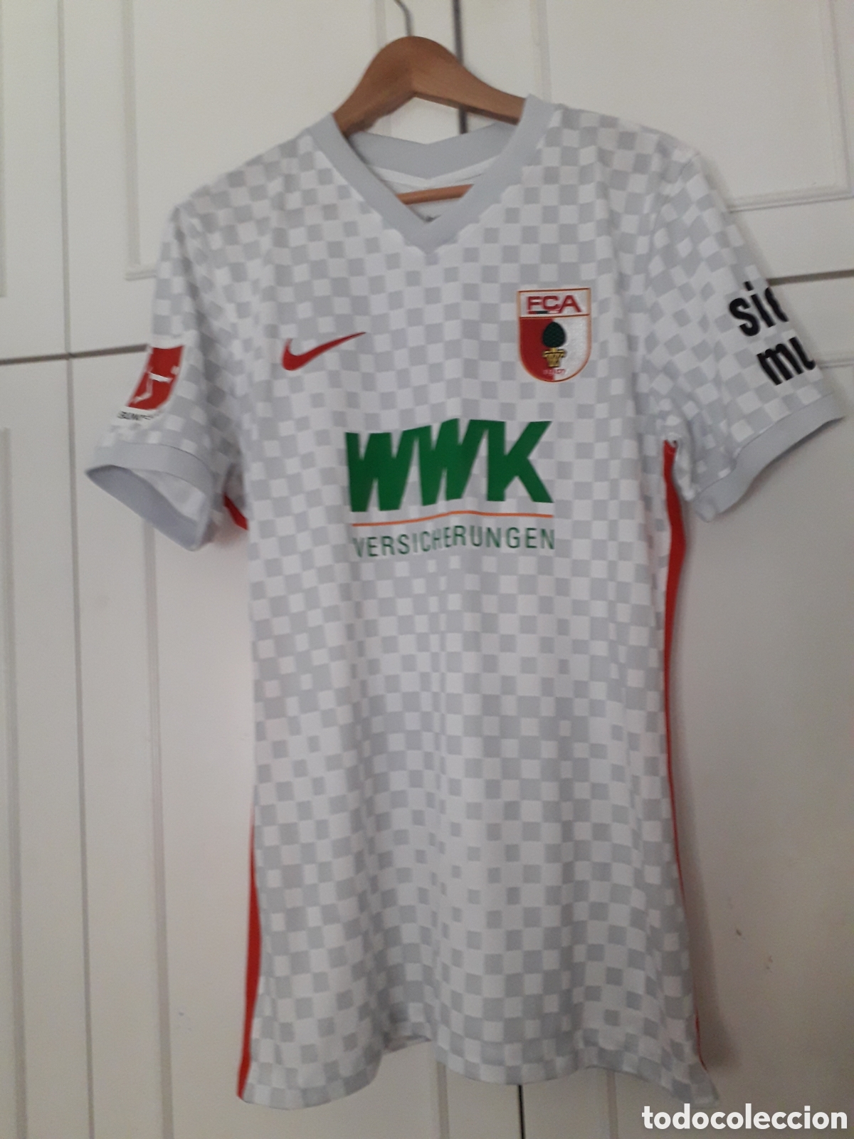 Sammelleidenschaft Sport: Camiseta away matchworn FC Augsburg de Alemania