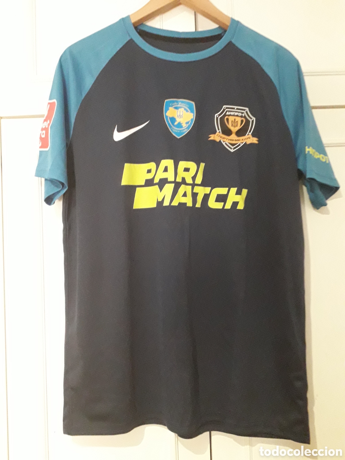 Coleccionismo deportivo: Camiseta matchworn FC Dnipro-1 de Ucrania