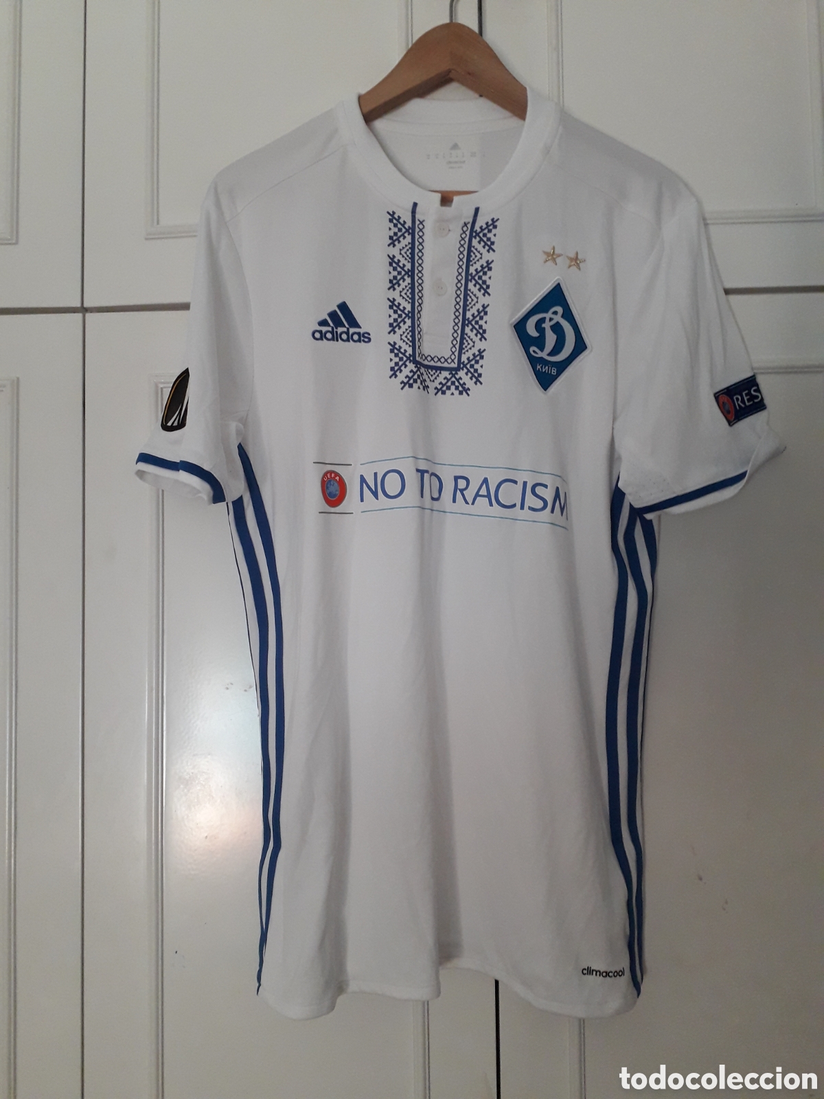 Colecionismo desportivo: Camiseta matchworn FC Dinamo Kiev Moraes